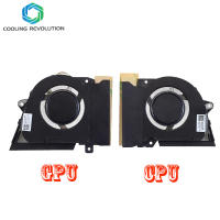 พัดลมระบายความร้อน GPU CPU แล็ปท็อปสำหรับ G14 Zephyrus GA401QEC GA401QEC GA401QM R9 5900HS RTX 3050 3060 13NR05S0AP011 13NR05S0AP0201