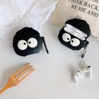 [COD] Suitable for Airpods 3rd generation bluetooth headset protective case anime coal ball Airpods2