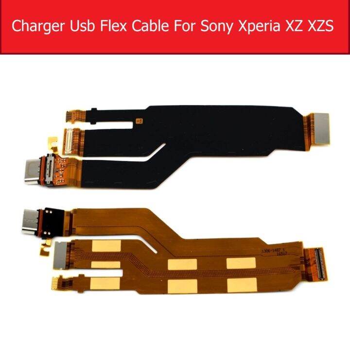 บอร์ดชาร์จพอร์ต-usb-สำหรับ-sony-xperia-xz-xzs-xz-พรีเมี่ยม-xz1-xz1คอมแพคสายชาร์จขนาดเล็กโมดูลเชื่อมต่อซ็อกเก็ตด็อคสายเคเบิลงอได้