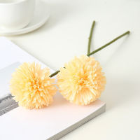 135 PcsSimulation Flowers Dandelion Ball Chrysanthemum WeddingLiving Roombedroom Decoration Silk Fake Flower Home Decor