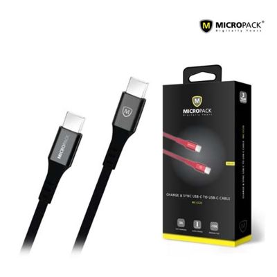 สายชาร์จ Micropack USB-C to USB-C  รุ่น MC-CC23