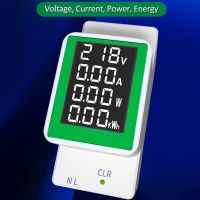 Digital Energy Meter Tester Electricity Usage Monitor Power Voltmeter Ammeter Voltage Amps Watt Kwh Power Factor Meter 85AC