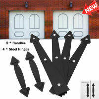 Hinges Handles Door Arrow House Hinges Magnetic Style Kit Carriage Garage Decorative Handles Hardware