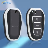 【LZ】✙▤  Caso chave remoto do carro TPU Shell Capa Fob Peugeot 308 408 508 2008 3008 4008 5008 Citroen C4 C6 C3-XR Acessórios do carro