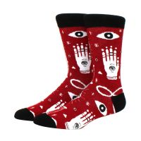 New Mens sock nd Diamond Ramen Astronaut Pattern Hip hop Cool Socks for Men Winter Thick Long Skate Funny Socks Colorful