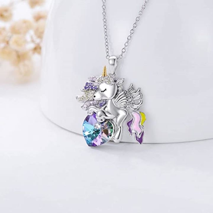 fashion-zircon-colorful-unicorn-angel-necklace-love-crystal-women-39-s-pendant-accessories-cute-animal-jewelry-birthday-gifts