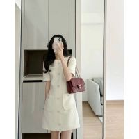 Spot Small Exquisite Skirt Temperament Lady Age Reduction Is Popular This Year, Beautiful Little Incense White Dress