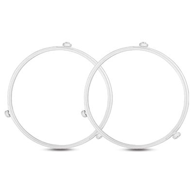 4Pcs Microwave Turntable Ring, Microwave Rotating Ring Roller Replacement Parts - for Microwave Oven Plate Covers