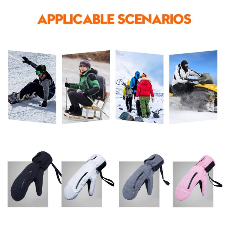 tuoye-ถุงมือถุงมือเล่นสกีฤดูหนาวหน้าจอสัมผัส-ถุงมือสกีกันหนาวกันหนาวกันหนาวสำหรับผู้ชายและผู้หญิง