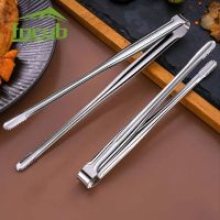 304 Barbecue Clip Grill Tongs Meat Cooking Utensils for BBQ Baking Silver Kitchen Accessories Camping Supplies Cooking Utensils