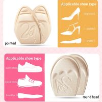 Hot Half Insoles สำหรับรองเท้าแทรก Forefoot Pad Non-Slip Sole Toe Plug Cushion ลดขนาดรองเท้า Filler รองเท้าส้นสูง Pain Relief Pads