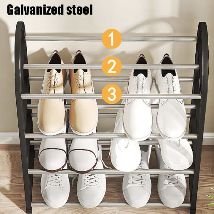 small-shoe-storage-solution-multi-layer-shoe-hanger-shoe-organizer-dustproof-shoe-cabinet-space-saving-shoe-storage