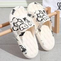 QYCKABY New Slippers Men Trend Printing Shoes Sandals Fashion Cartoon Beach Breathable Indoor