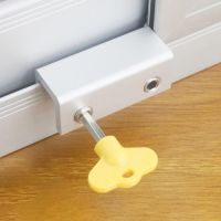 Window Security Key Lock Sliding Doors Windows Restrictor Child Safety Anti theft Door Stopper Household Improvement Hardware
