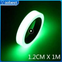 Durable Car Luminous Tape Green Warning Ground Light Car Reflective Sticker Non-slip Portable Reflective Fluorescent Tape Safety Cones Tape