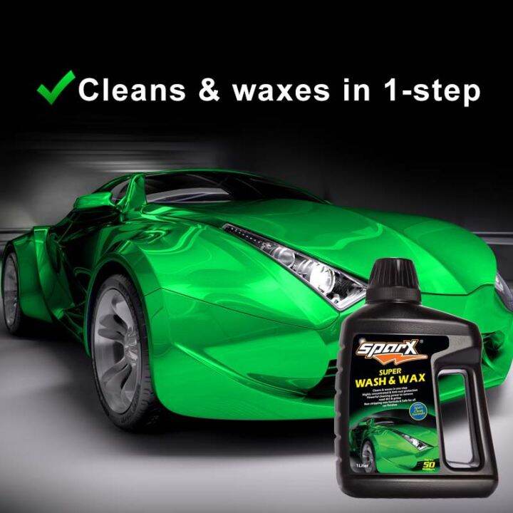 SPARX Car Wash and Wax Shampoo 1Liter Lazada