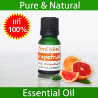 SenOdos น้ำมันหอมระเหยแท้ กลิ่นเกรปฟรุต 100% น้ำมันนวด น้ำมันสปา หอมอโรม่า Grapefruit Pure Essential Oils 10 ml.