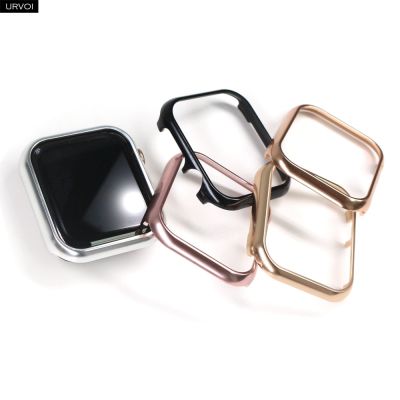 URVOI Case for Apple Watch ultra Series 8 7 6SE5432 Shiny Metal frame cover aluminium alloy bumper for iWatch modern stylish 49 Nails  Screws Fastener