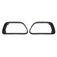 1Pair Car Front Bumper Decorative Frame Angel Eyes Refit for Citroen C5 Aircross 9817829477 9817829377 Black Accessories