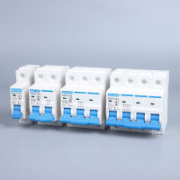 DZ47 1-4 เสา 3A/6A/10A/16A/20A/32A/40A/50A/63A 400V C ประเภทมินิเบรกเกอร์ MCB 35 มม. Din Rail Mount ความสามารถในการทำลาย-Souyine