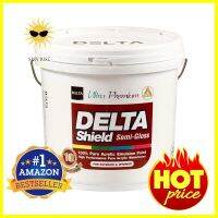 สีน้ำทาภายนอก DELTA SHIELD BASE C กึ่งเงา 2.5 แกลลอนWATER-BASED EXTERIOR PAINT DELTA SHIELD BASE C SEMI-GLOSS 2.5GAL **ขายดีที่สุด**