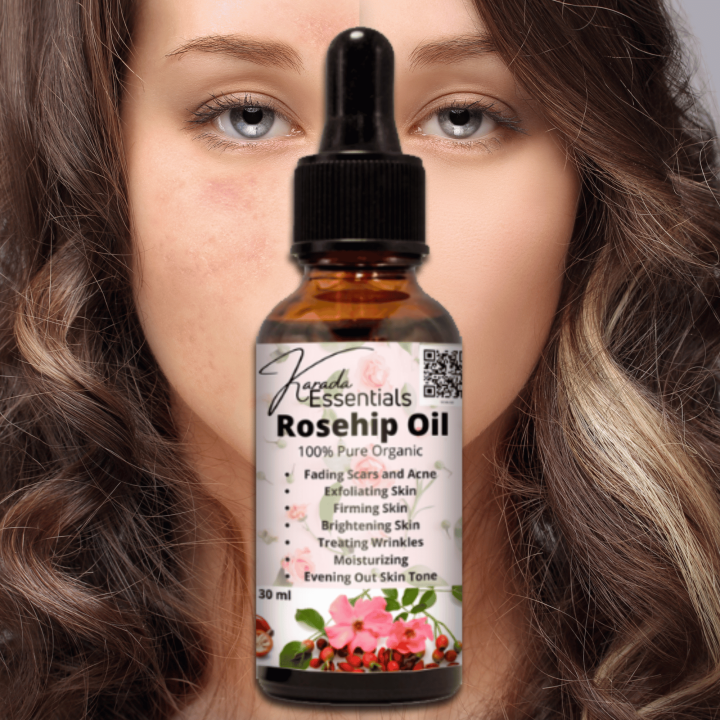 Rosehip oil Organic brightens skin boost collagen formation reduce