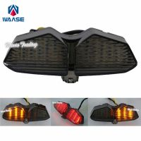 ◄ กวานวาเสะสำหรับ Yamaha YZF R6 2003 2004 2005ไฟเบรคท้ายกระจกมองข้างมอเตอร์ไซค์ไฟ LED