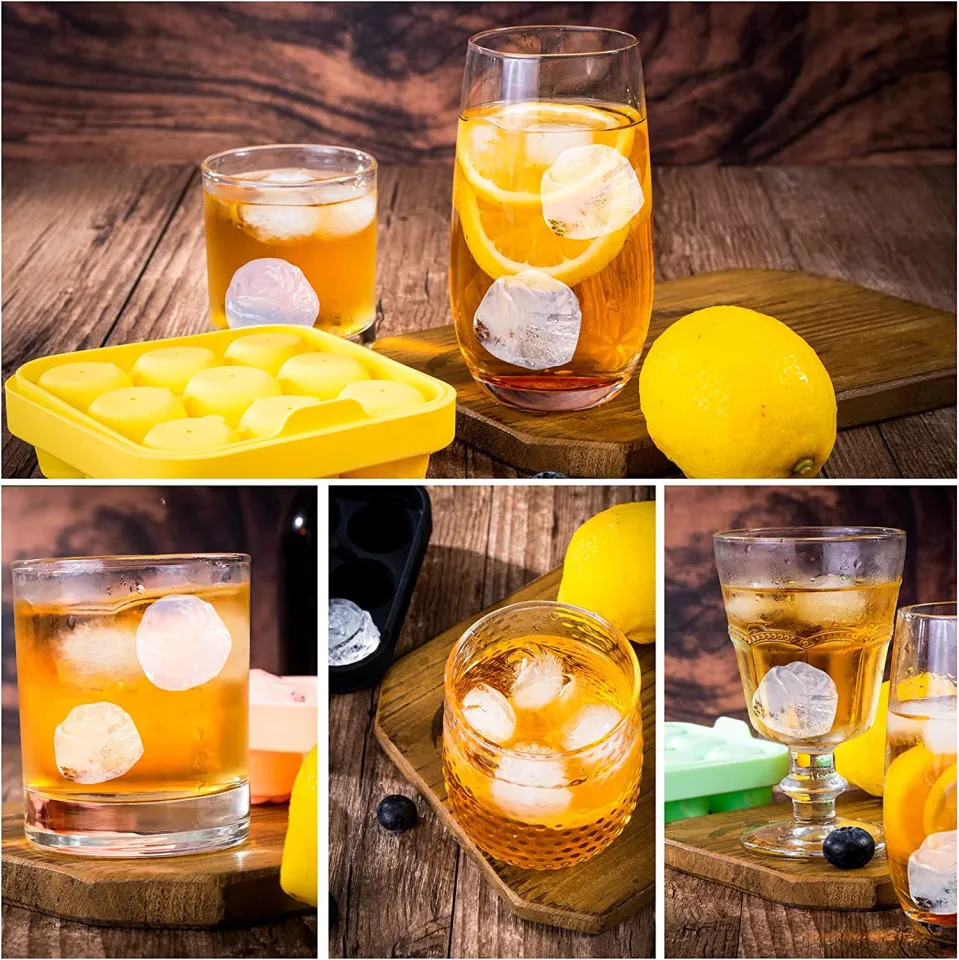 9 Giant Rose Ice Ball Maker Easy-release And Flexible Ice Trays