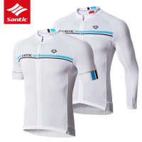 Santic Cycling Jersey Men Pro Team MTB Road Bike Bicycle Jersey Summer Breathable Anti-sweat Cycling Clothing Maillot Ciclismo