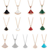 Fashion Luxury Brand Womens Jewelry Skirt Shape Pendant BV Necklace Christmas Gift