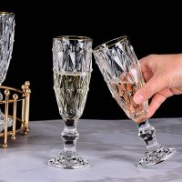 【CW】☞▨☼  170ml Glasses Transparent Thickened Cocktail Glass Wine Goblet Wedding Accessories