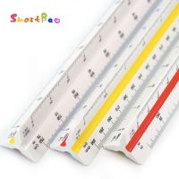 30cm Scale Ruler Architectural Drawing Design Scale Triangular Ruler Variety Scale 6 Sizes