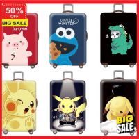 suitcase cover ผ้าคลุมกระเป๋าเดินทาง luggage cover แบบผ้า ยืดหยุ่นสู ผ้าหนา 【น่ารัก/แฟชั่น】 ป้องกันรอยขีดข่วน  หนาพิเศษ 18-32 นิ้ว อุปกรณ์เสริมกระเป๋า ถุงคลุมกระเป๋าเดินทาง ทนทาน กันรอยกระเป๋าของคุณ