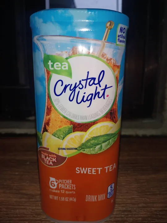 KRAFT HEINZ CRYSTAL LIGHT TEA 44.3 GRAMS [ SWEET TEA, FRUIT PUNCH