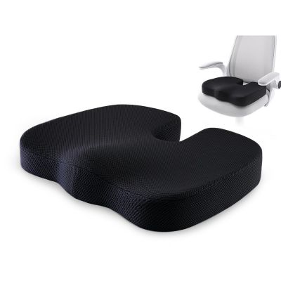✟♝ Orthopedic Memory Foam Office Sitting Cushion Car Seat for Tailbone Sciatica Back Pain Relief Comfort Chair Car Office Seats