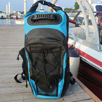 30L Waterproof Backpack Dry Bag Swimming Water Sports Adjustable Shoulder Strap Dry-Sack for Sailing Floating Boating Rafting