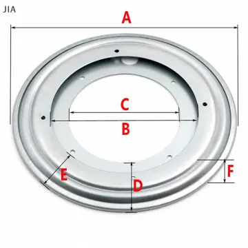 3/4/6 inch heavy duty lazy susan bearing turntable boat seat