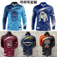 LanHuoEr 22 and 23 guingamp fishing clothing west cowboy dog dog tiger long sleeve T-shirt bask Polo shirt shirt