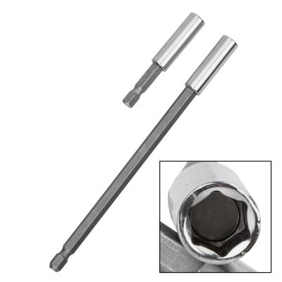 【CW】 NICEYARD Sleeve Magnetic Bit Holder carbon Screwdriver Bars 60/150mm 1/4 quot; Extension Driver