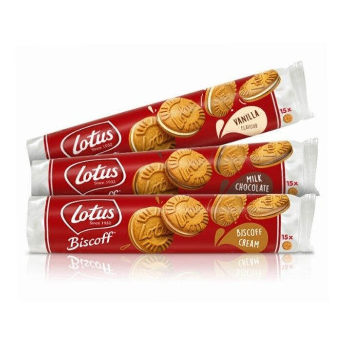 Lotus Biscoff Sandwich Biscuits Cookies 150gr Biskuit Lotus Biscoff