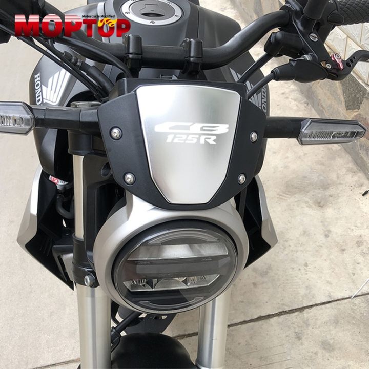 motorcycle-windshield-windscreen-visor-front-screen-wind-deflector-accessories-for-honda-cb125r-cb150r-cb-125r-150r-2018-2023