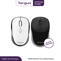 เมาส์ ไร้สาย Targus W620 Wireless 4-Key BlueTrace Mouse สีขาว [AMW62001AP-52,AMW620AP-52]