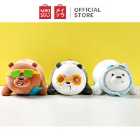 MINISO ตุ๊กตาน่ารักๆ ตุ๊กตาแบบนอน We Bare Bears ตุ๊กตาตัวนิ่มๆ ตุ๊กตาหมีแบร์ๆ (ของขวัญปีใหม่ )