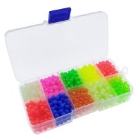 【YD】 1000pcs/bag Hard Fishing Beads 5mm Plastic 10 Colors Night Accessories Set