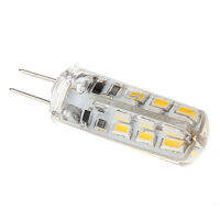 Beeforo 10ชิ้น G4 1.5วัตต์24 SMD 3014 100-120 LM อบอุ่นสีขาวเย็นสีขาว T ข้าวโพดหลอดไฟ DC 12โวลต์