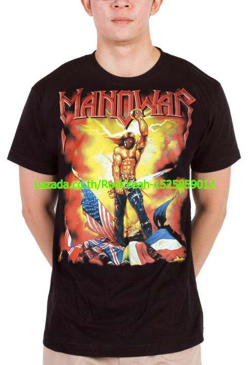 เสื้อวง-manowar-เสื้อร็อค-เสื้อทัวร์-มาโนวอร์-ไซส์ยุโรป-rcm14