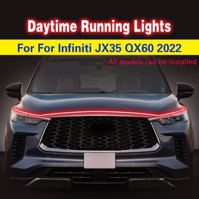 【CC】 Car Fog Lamp DRL Strip Infiniti JX35 QX60 2022 Atmosphere Lamps Ambient Lights 12v