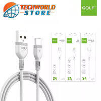 สายชาร์จ GOLF รุ่น GC-75 สายชาร์จเร็ว MICRO รองรับ รุ่น OPPO,VIVO,Huawei,Xiaomi,Samsung ความยาว1เมตร ของแท้ รับประกัน1ปี BY TECHWORLD STORE