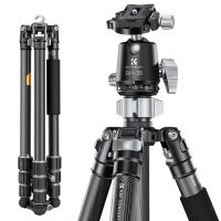 K F Concept 68/1.7m Carbon Fiber Camera Tripod Professional Photography Tripod with 36mm Metal Ball Head Capacity 16KG/35.2lbs