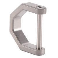 D-Type Multifunctional Mini Full Titanium Buckle Key Ring Car Buckle Outdoor Buckle Tool Horseshoe Buckle